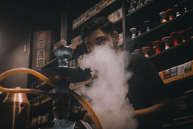 shisha (hookah) setup